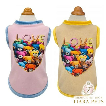 サーカスサーカス circus circus ★先行予約10月上旬入荷★Bling Stuffy Bearタンク(CCW-0288)【小型犬 犬用 ウエア トップス タンクトップ ノースリーブ】