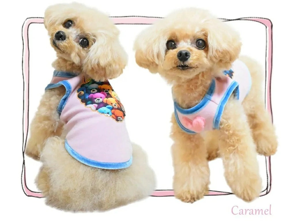 サーカスサーカス circus circus ★先行予約10月上旬入荷★Bling Stuffy Bearタンク(CCW-0288)【小型犬 犬用 ウエア トップス タンクトップ ノースリーブ】