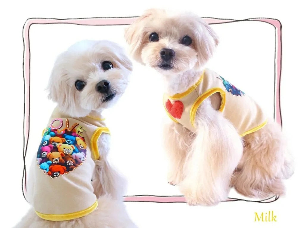 サーカスサーカス circus circus ★先行予約10月上旬入荷★Bling Stuffy Bearタンク(CCW-0288)【小型犬 犬用 ウエア トップス タンクトップ ノースリーブ】