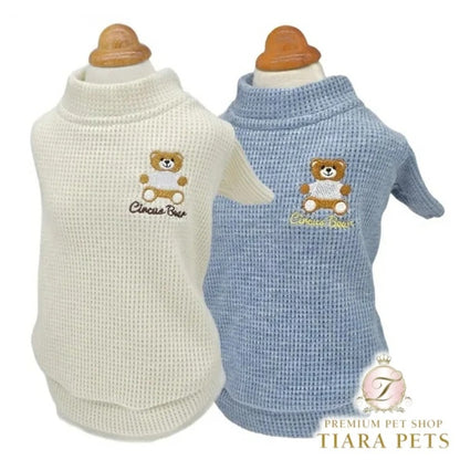 サーカスサーカス circus circus Toy Bear Glitter Waffle T(CCW-0286)【小型犬 犬用 ウエア トップス Tシャツ】