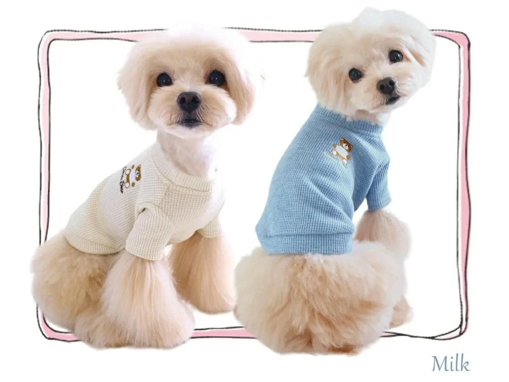 サーカスサーカス circus circus Toy Bear Glitter Waffle T(CCW-0286)【小型犬 犬用 ウエア トップス Tシャツ】