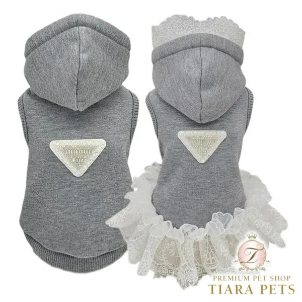 サーカスサーカス circus circus Classy Laced Hoodie(CW-0289)【小型犬 犬用 ウエア トップス スウェット フーディ】