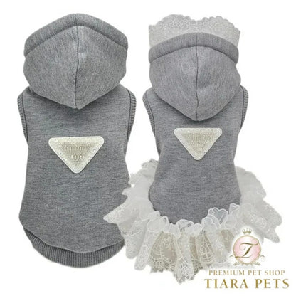 サーカスサーカス circus circus Classy Laced Hoodie(CW-0289)【小型犬 犬用 ウエア トップス スウェット フーディ】