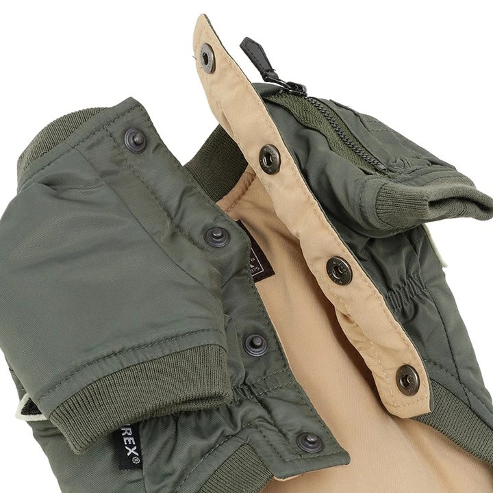 アヴィレックス AVIREX MA-１シグニチャービッグロゴ【小型犬 犬服 アウター ジャケット カジュアル】