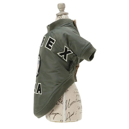 アヴィレックス AVIREX MA-１シグニチャービッグロゴ【小型犬 犬服 アウター ジャケット カジュアル】