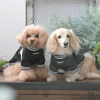アヴィレックス AVIREX トラックJKTロゴ【小型犬 犬服 アウター ジャケット カジュアル】