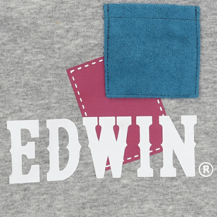 エドウイン EDWIN パッチワークスウェット【小型犬 犬服 ウエア トップス スウェット トレーナー カジュアル】