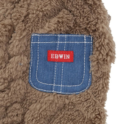 エドウイン EDWIN ポケット付ふわもこスウェット【小型犬 犬服 ウエア トップス スウェット トレーナー カジュアル】