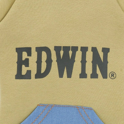 エドウイン EDWIN デニムライクポケット付パーカー【小型犬 犬服 ウエア トップス スウェット パーカー フーディ カジュアル】