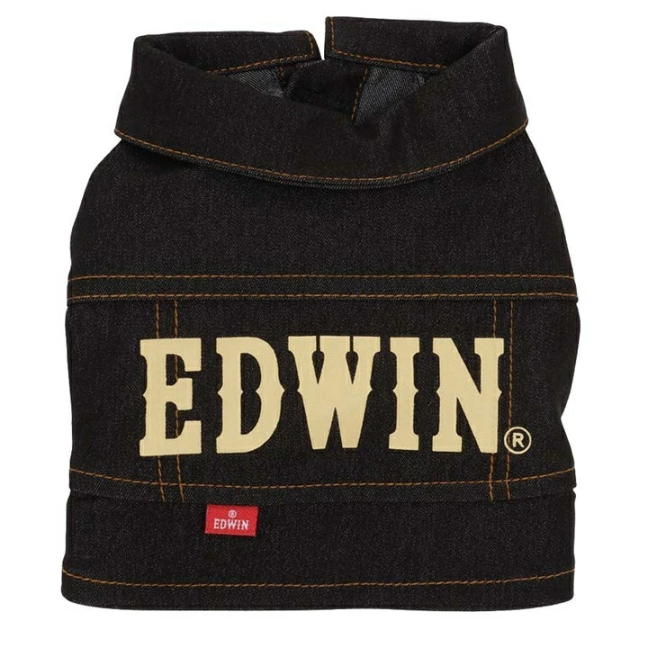 エドウイン EDWIN デニムライクセットアップ【小型犬 犬服 ウエア トップス セットアップ ジャケット パンツ カジュアル】