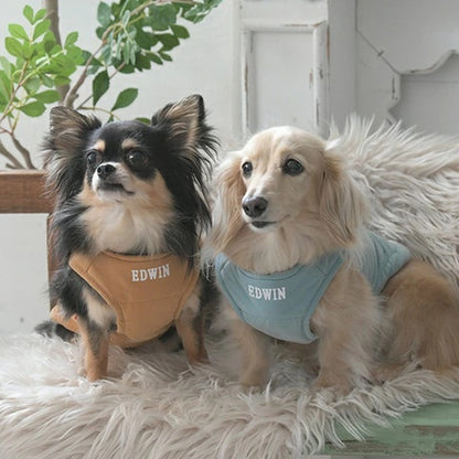 エドウイン EDWIN スムースタッチベスト【小型犬 犬服 ウエア アウター ジャケット ベスト カジュアル】