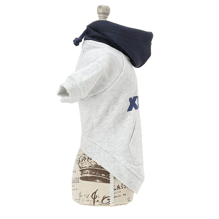 エクストララージ XLARGE ツートーンフーディー【小型犬 犬服 ウエア トップス フーディ パーカー カジュアル】