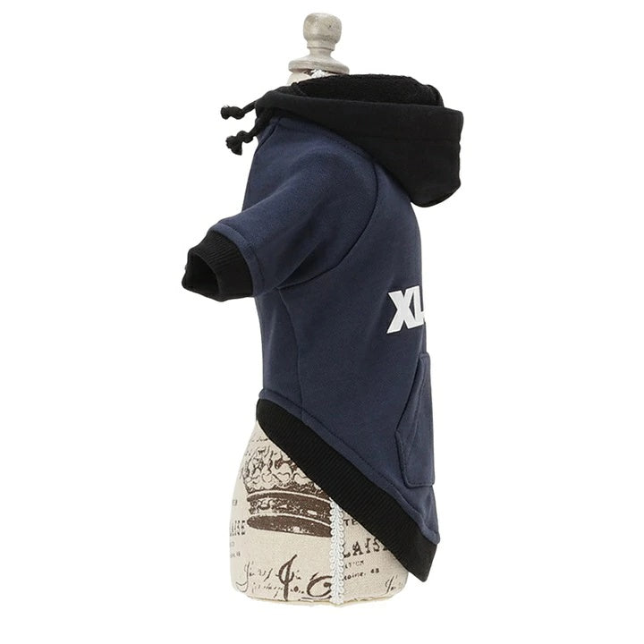 エクストララージ XLARGE ツートーンフーディー【小型犬 犬服 ウエア トップス フーディ パーカー カジュアル】