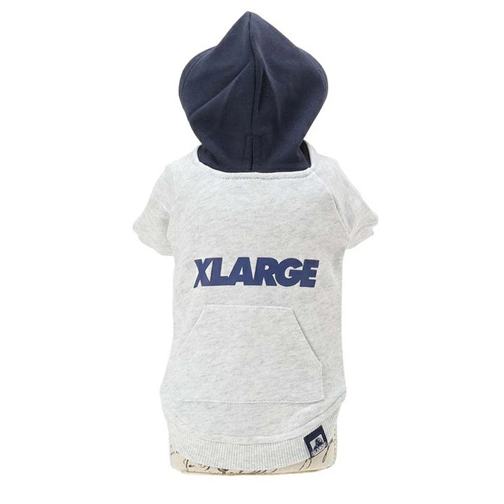 エクストララージ XLARGE ツートーンフーディー【小型犬 犬服 ウエア トップス フーディ パーカー カジュアル】