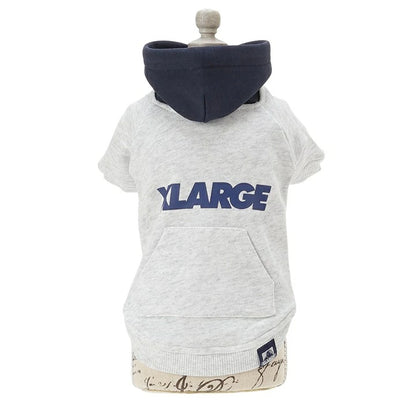 エクストララージ XLARGE ツートーンフーディー【小型犬 犬服 ウエア トップス フーディ パーカー カジュアル】