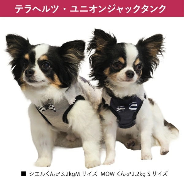 クークチュール Coo Couture ☆9月下旬入荷予定☆ テラヘルツ・ユニオンジャックタンク［12496］【小型犬 犬服 トップス タンクトップ 介護服】