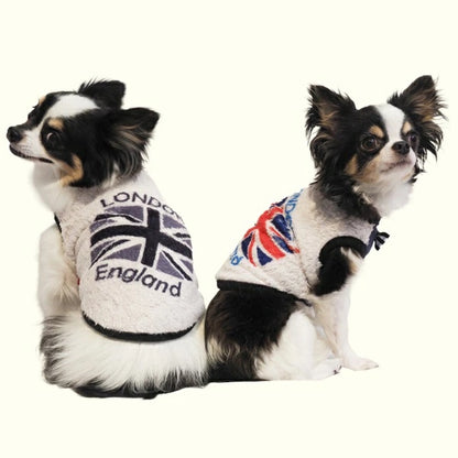 クークチュール Coo Couture ☆9月下旬入荷予定☆ テラヘルツ・ユニオンジャックタンク［12496］【小型犬 犬服 トップス タンクトップ 介護服】