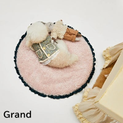 ルイスドッグ louisdog Rose Wood Blush Rug【小型犬 犬用 ラグ マット セレブ】