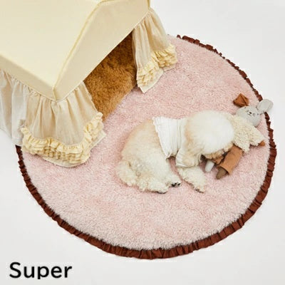 ルイスドッグ louisdog Rose Wood Blush Rug【小型犬 犬用 ラグ マット セレブ】