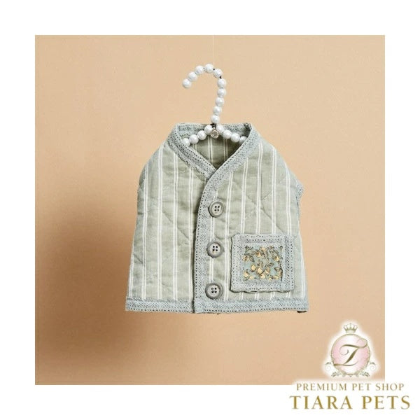 ルイスドッグ louisdog Danish Quilting Vest/Nordic Stripes【小型犬