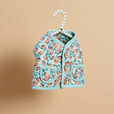 ルイスドッグ louisdog Danish Quilting Vest/Citrus Garden【小型犬 犬服 ウエア トップス アウター ベスト セレブ】