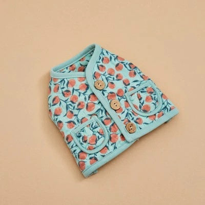 ルイスドッグ louisdog Danish Quilting Vest/Citrus Garden【小型犬 犬服 ウエア トップス アウター ベスト セレブ】