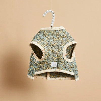 ルイスドッグ louisdog Danish Quilting Vest/Lemon Grove【小型犬 犬服 ウエア トップス アウター ベスト セレブ】