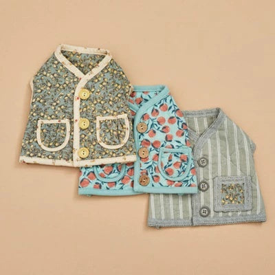 ルイスドッグ louisdog Danish Quilting Vest/Lemon Grove【小型犬 犬