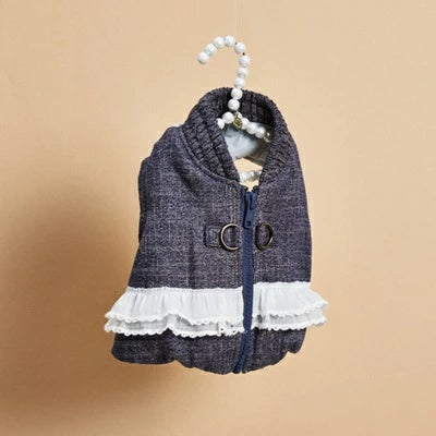 ルイスドッグ louisdog Denim ToGO Bomber Jacket【小型犬 犬服 ウエア