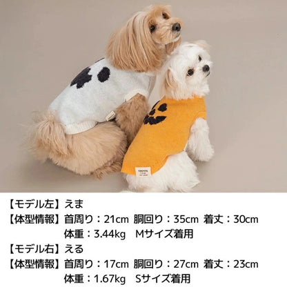 ティノティート TINOTITO パンプキンニット【小型犬 犬服 ドッグウェア トップス ニット セーター】