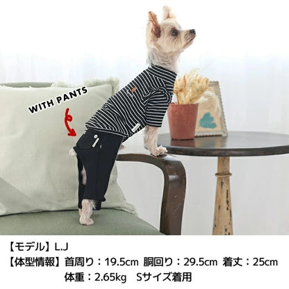 ティノティート TINOTITO 肩フリル長袖トレーナー【小型犬 犬服 ドッグウェア トップス トレーナー スウェット】