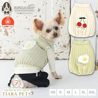 ティノティート TINOTITO ニュアンスカラーアウター【小型犬 犬服 ドッグウェア アウター ベスト ジャケット】