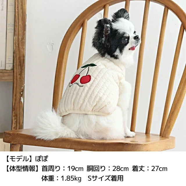 ティノティート TINOTITO ニュアンスカラーアウター【小型犬 犬服 ドッグウェア アウター ベスト ジャケット】