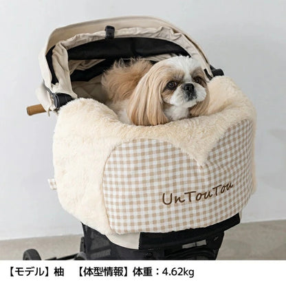 アントゥトゥ Un TouTou ハート型カートカバー【小型犬 犬用 小物 カート カバー セレブ】