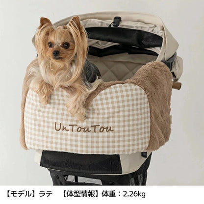 アントゥトゥ Un TouTou ハート型カートカバー【小型犬 犬用 小物 カート カバー セレブ】