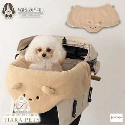 アントゥトゥ Un TouTou くまさんカートカバー【小型犬 犬用 小物 カート カバー セレブ】