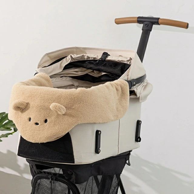 アントゥトゥ Un TouTou くまさんカートカバー【小型犬 犬用 小物 カート カバー セレブ】