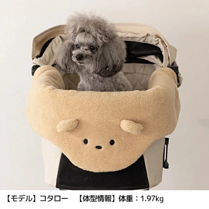 アントゥトゥ Un TouTou くまさんカートカバー【小型犬 犬用 小物 カート カバー セレブ】