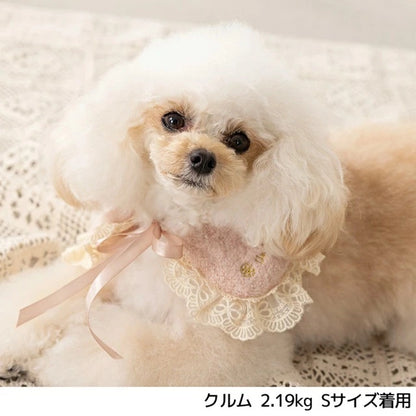 アントゥトゥ Un TouTou ブークレーニットケープ【小型犬 犬用 小物 アクセサリー ケープ セレブ】