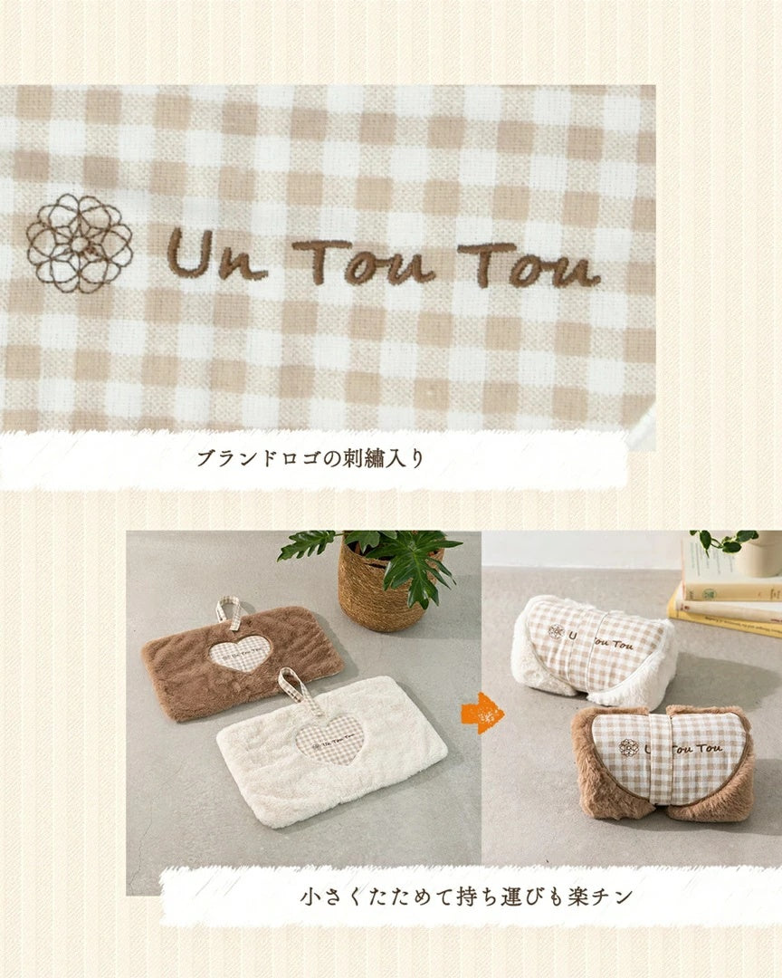 アントゥトゥ Un TouTou ハート型マット Free【小型犬 犬用 マット ラグ クッション セレブ】