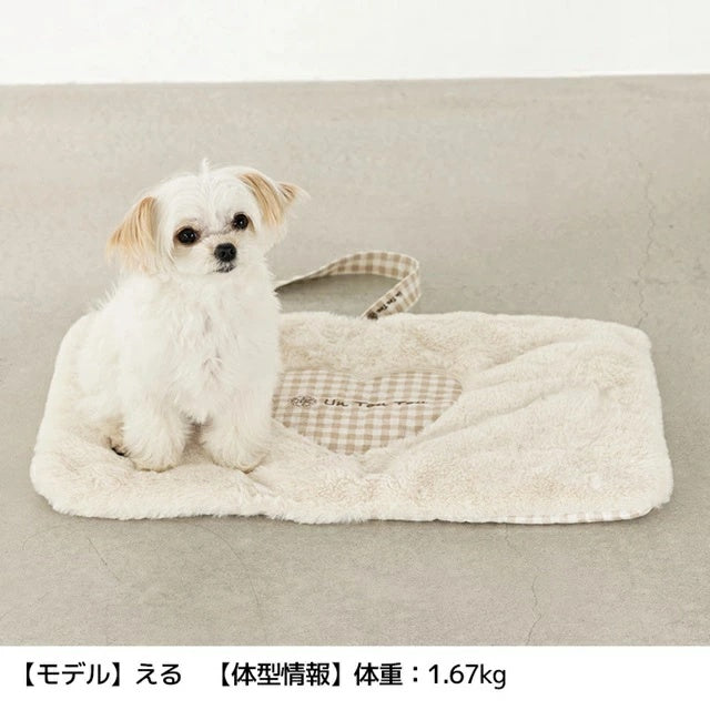 アントゥトゥ Un TouTou ハート型マット Free【小型犬 犬用 マット ラグ クッション セレブ】