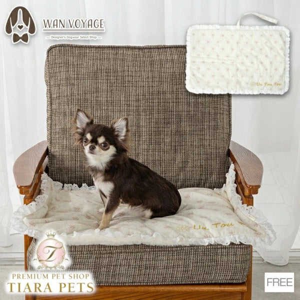 アントゥトゥ Un TouTou 花柄マット Free【小型犬 犬用 マット ラグ クッション セレブ】