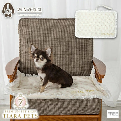 アントゥトゥ Un TouTou 花柄マット Free【小型犬 犬用 マット ラグ クッション セレブ】