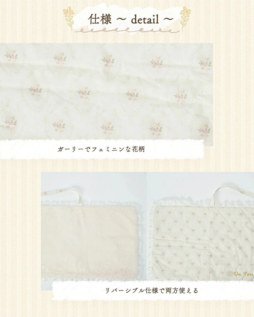 アントゥトゥ Un TouTou 花柄マット Free【小型犬 犬用 マット ラグ クッション セレブ】