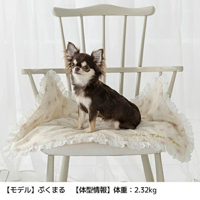 アントゥトゥ Un TouTou 花柄マット Free【小型犬 犬用 マット ラグ クッション セレブ】