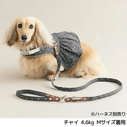 アントゥトゥ Un TouTou ドット柄リード【小型犬 犬用 リード お散歩 セレブ】