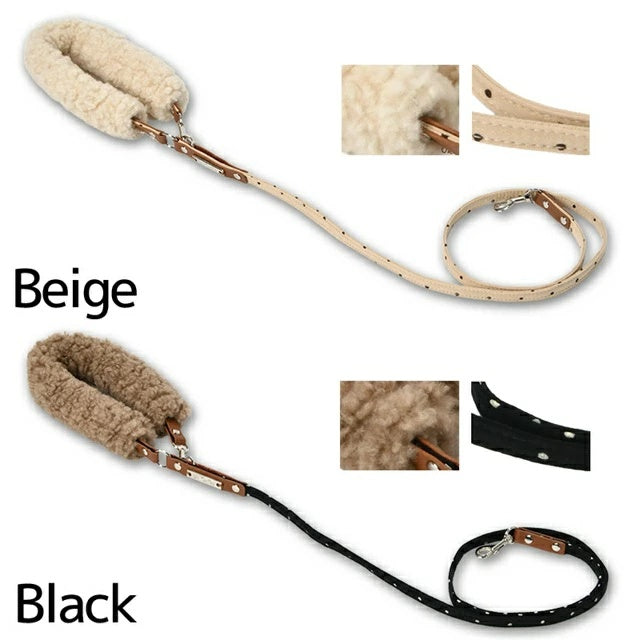 アントゥトゥ Un TouTou ドット柄リード【小型犬 犬用 リード お散歩 セレブ】