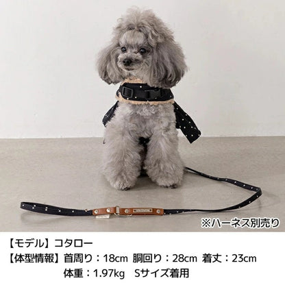 アントゥトゥ Un TouTou ドット柄リード【小型犬 犬用 リード お散歩 セレブ】