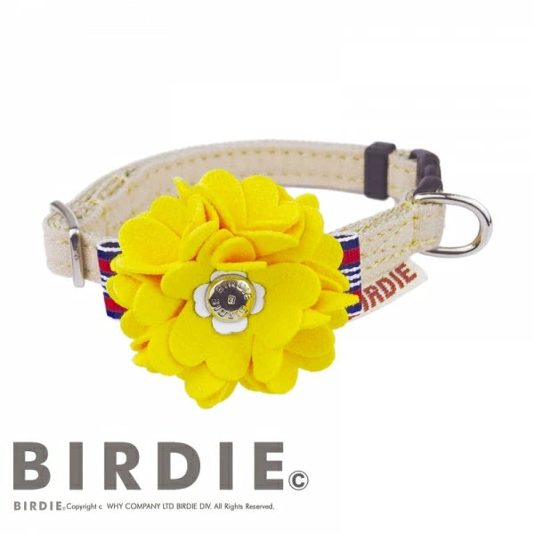 バーディ BIRDIE ロゼットデニムカラー(SS)【小型犬・犬用 ペット 首輪 カラー セレブ】