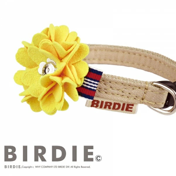 バーディ BIRDIE ロゼットデニムカラー(SS)【小型犬・犬用 ペット 首輪 カラー セレブ】